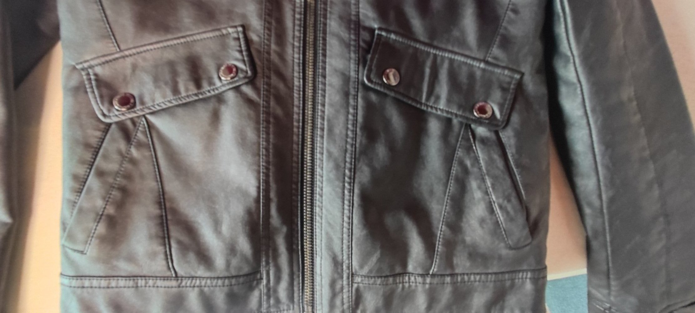 Herren Kunstlederjacke 