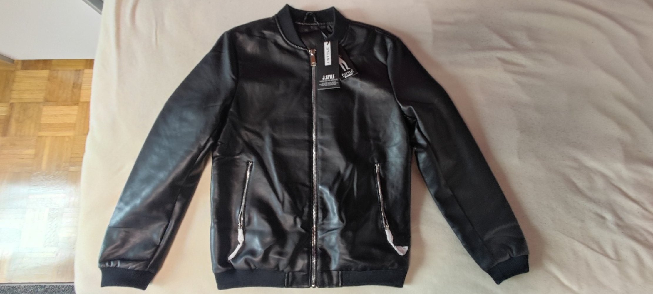 Herren Kunstlederjacke / Übergangsjacke 