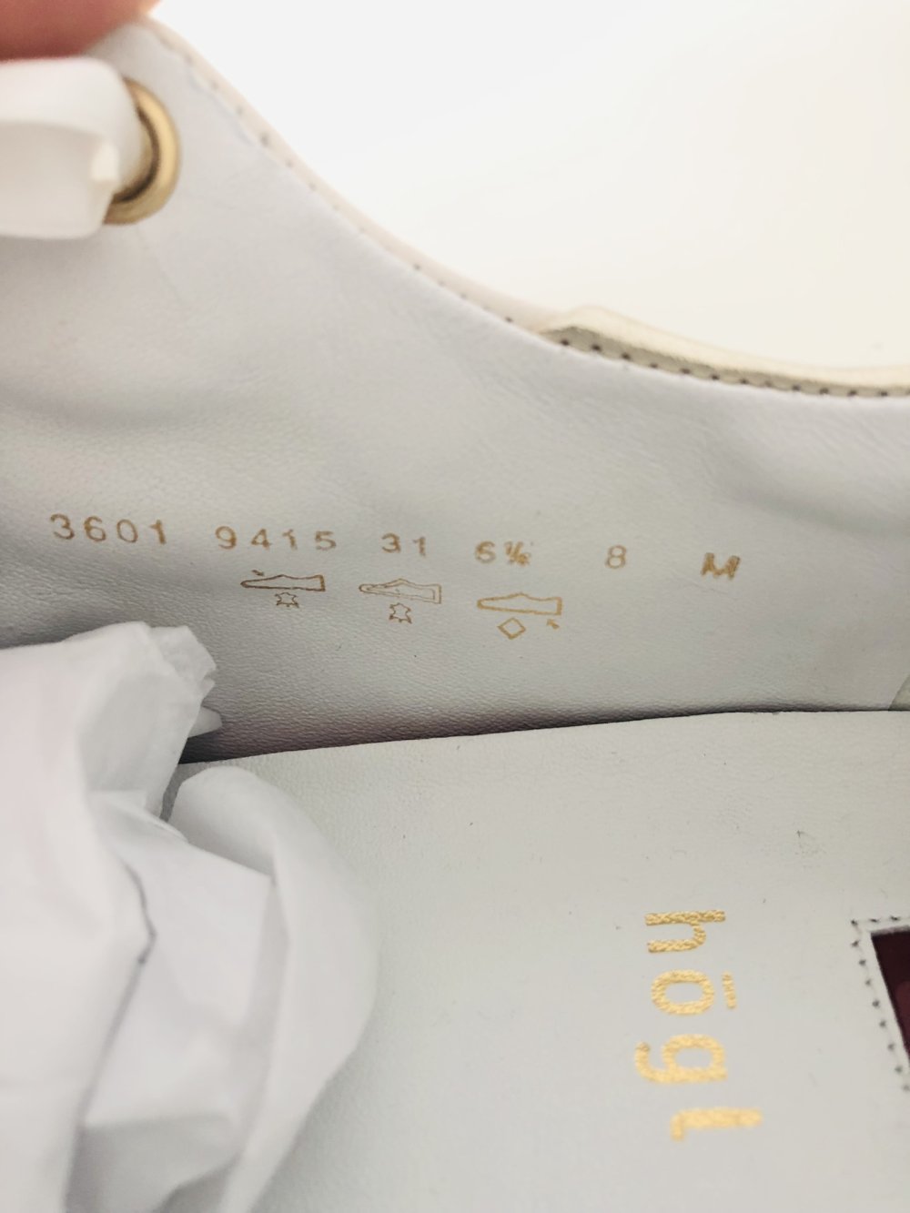 Högl Sneaker weiß Gr 40 statt 160 eur