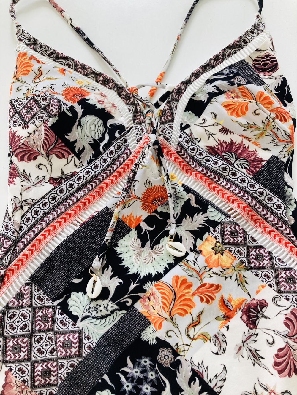 Watercult Badeanzug beige boho Gr 36 S statt 120 eur