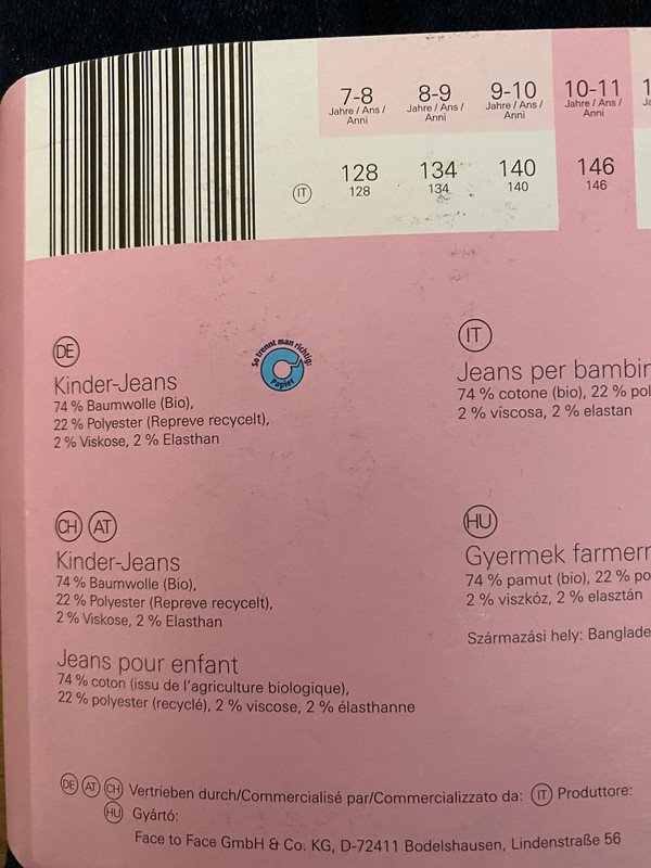 Kinder-Jean, Gr. 146, neu von Alive