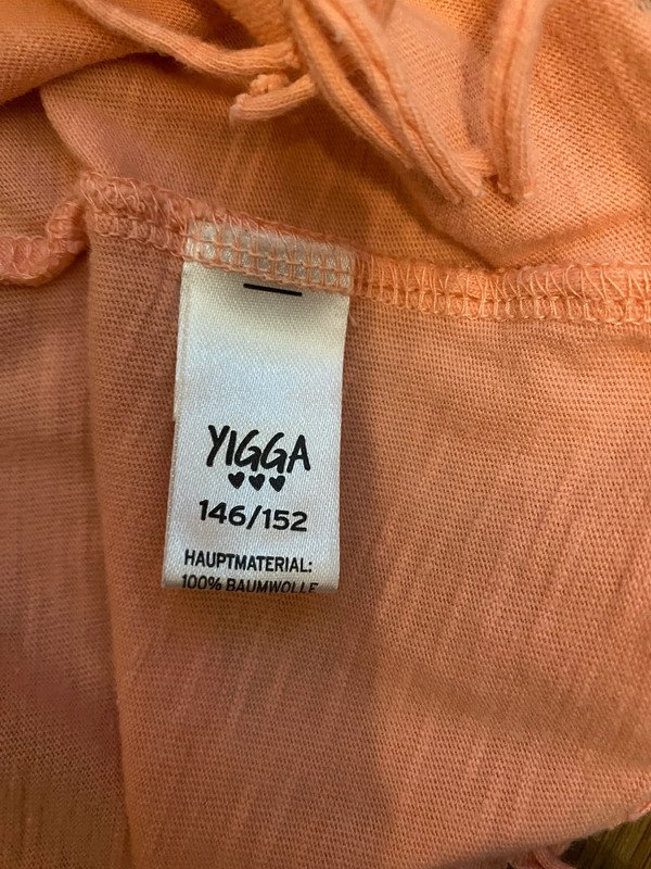 T-Shirt mit Fransen, Gr. 146/152, Yigga