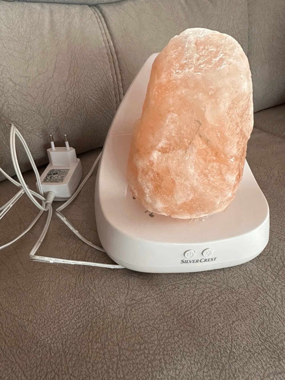 Silvercrest Ultraschall Aroma Diffuser Beleuchtung Salzkristall