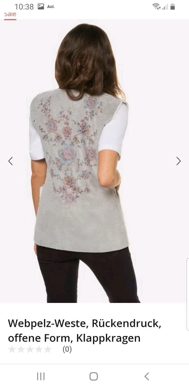 Gina Laura Webpelz - Weste Gr.M