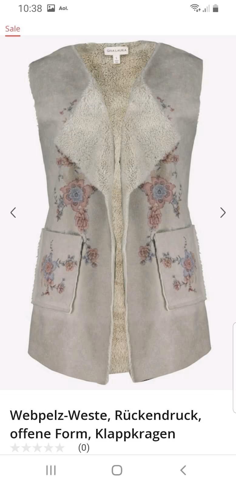 Gina Laura Webpelz - Weste Gr.M