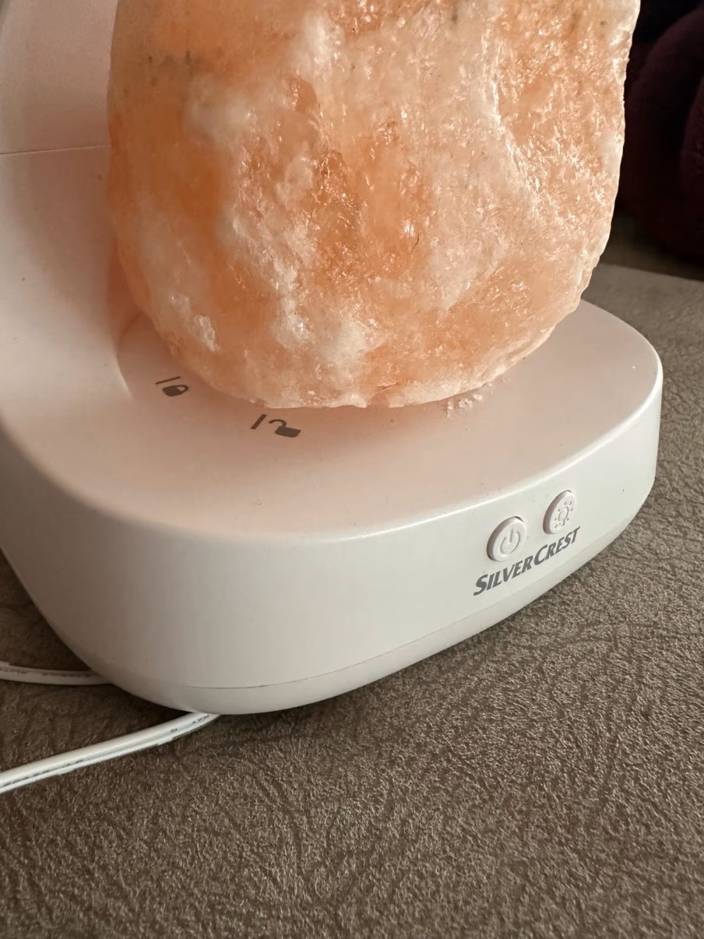 Silvercrest Ultraschall Aroma Diffuser Beleuchtung Salzkristall