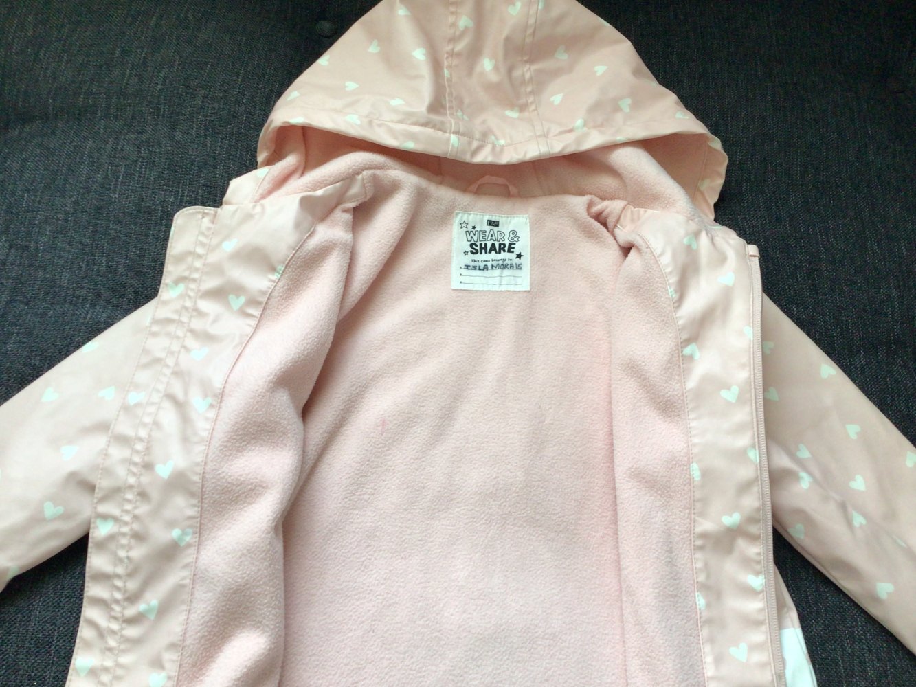 Gr.110 Süße Einhorn Regenjacke Englandmode 