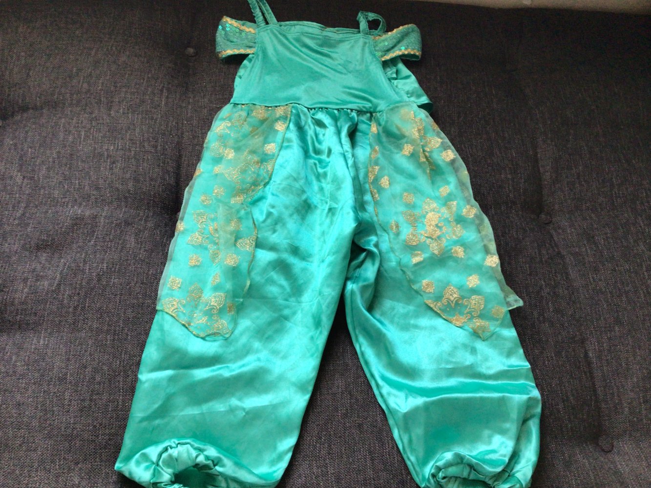 Gr. 98 Disney Princess Jasmin Verkleidung Kostüm 