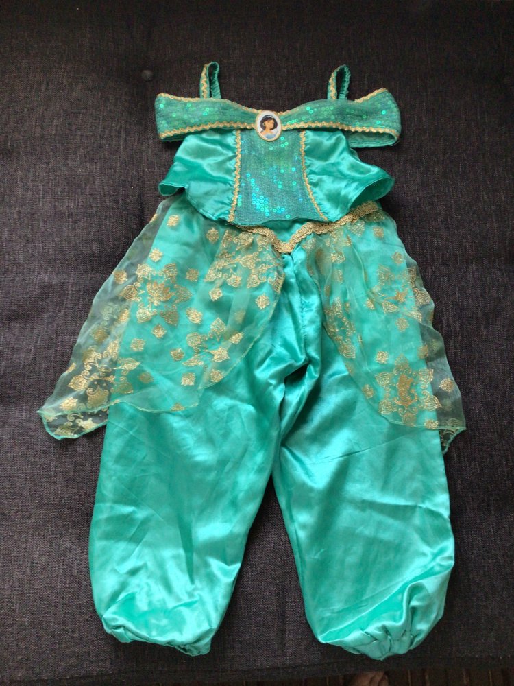 Gr. 98 Disney Princess Jasmin Verkleidung Kostüm 