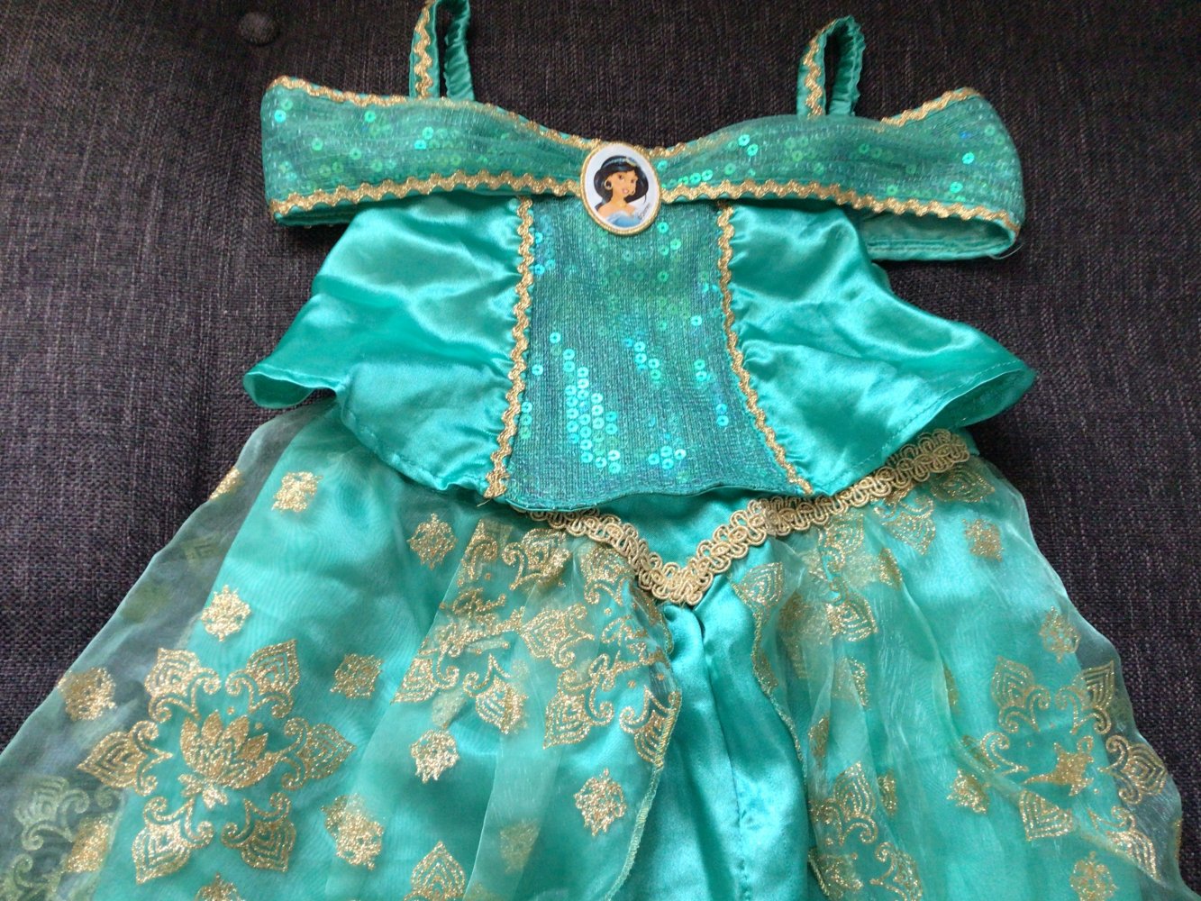 Gr. 98 Disney Princess Jasmin Verkleidung Kostüm 