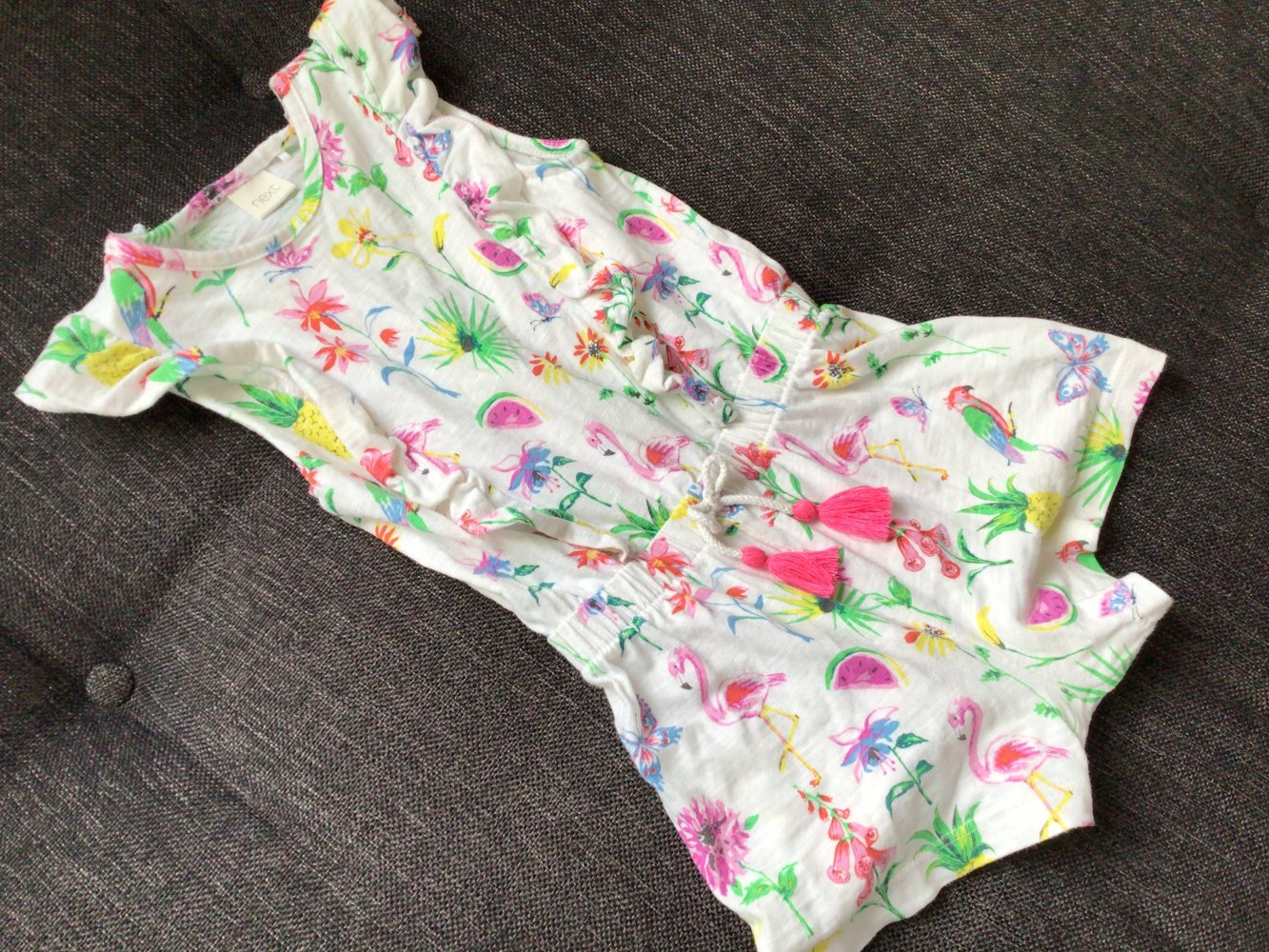 Gr. 86 Goldiges Einteiler Playsuit von Next England