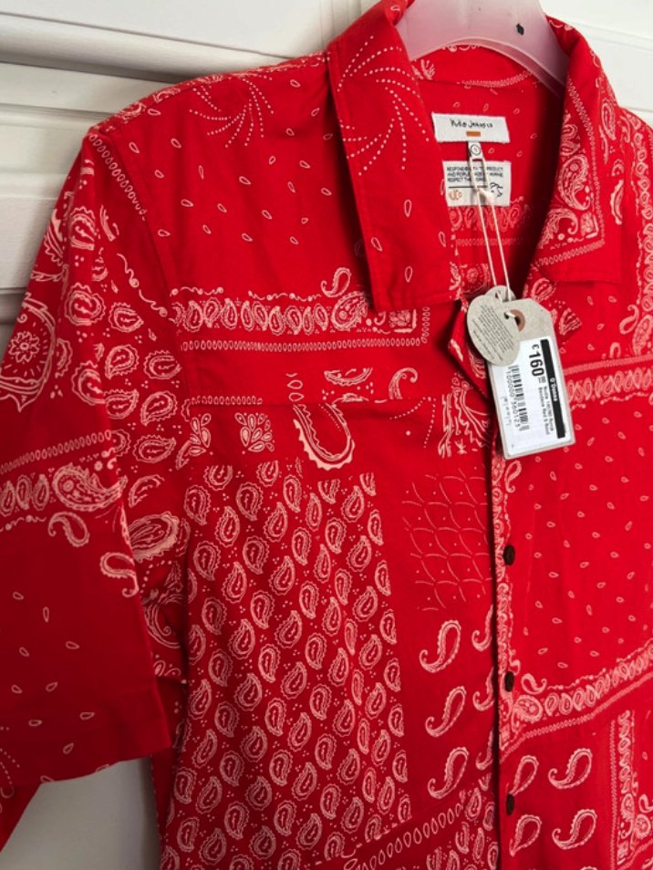 Hemdblusenkleid – Rot