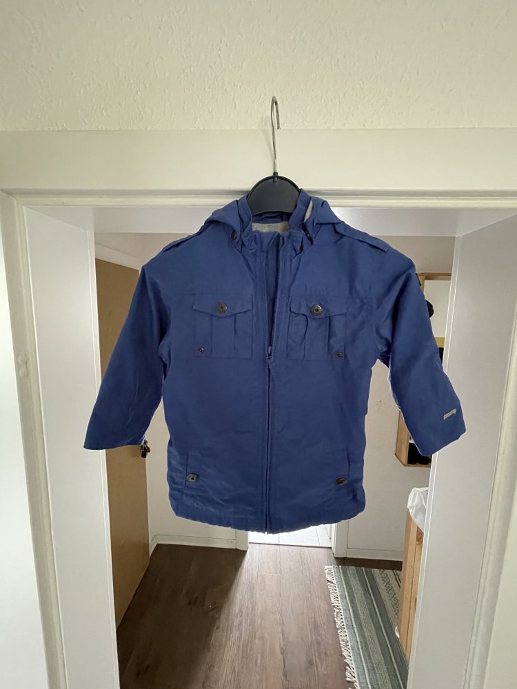 Schicke Sommerjacke Übergangsjacke Stoffjacke in blau von Mexx in Gr. 92