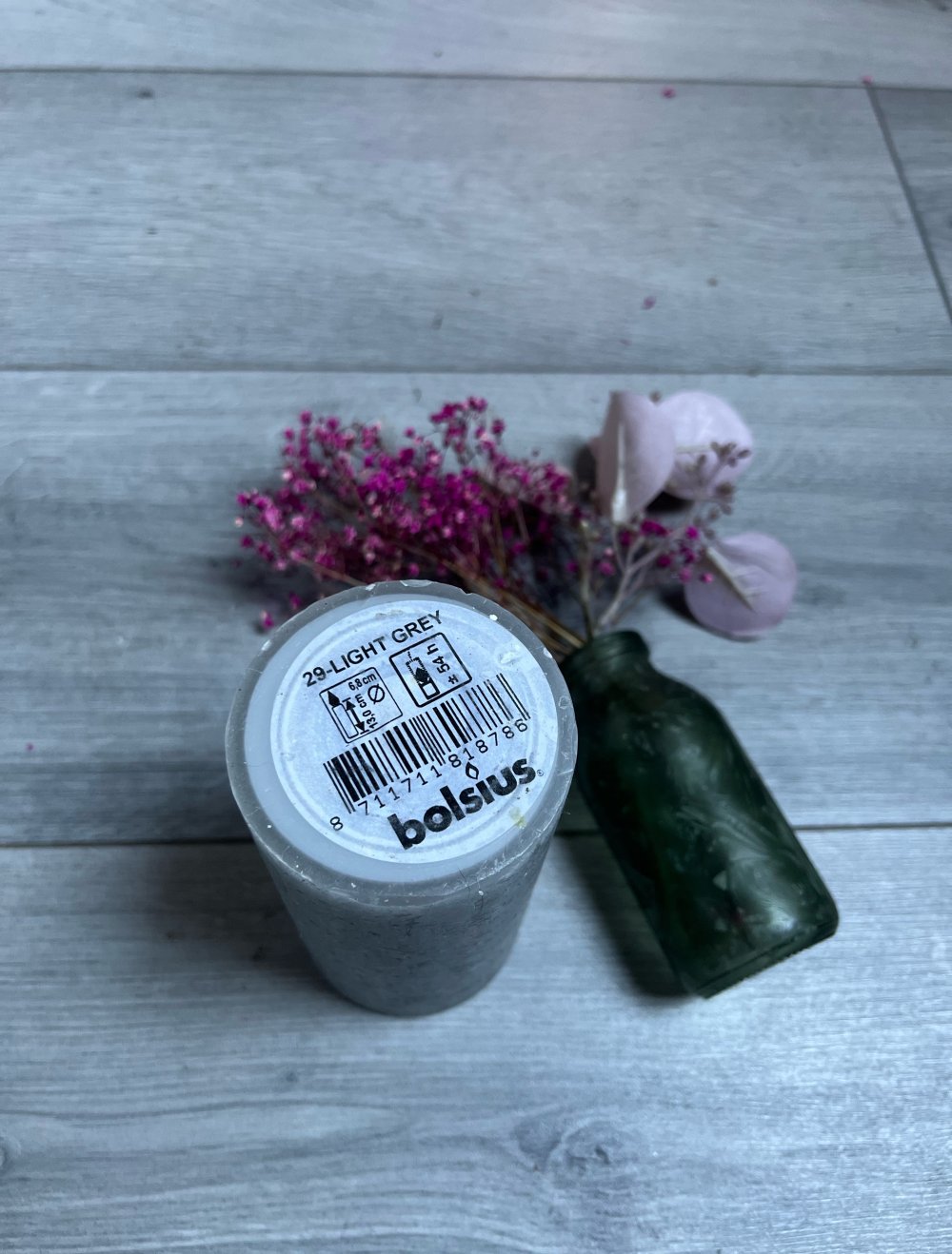 Rustik Stumpenkerze von Bolsius