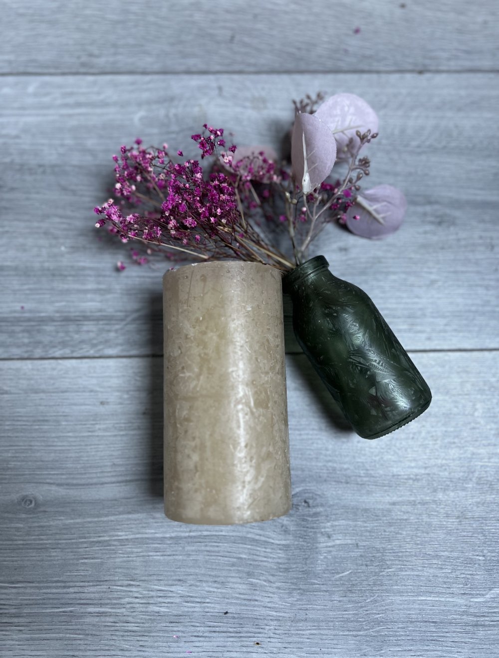 Rustik Stumpenkerze von Bolsius