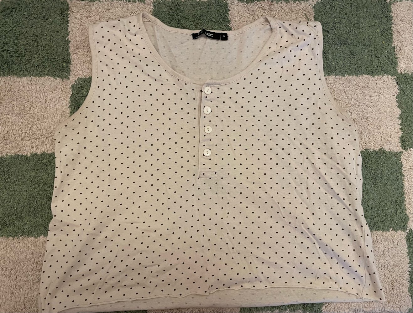 Vintage Shirt mit Punkten