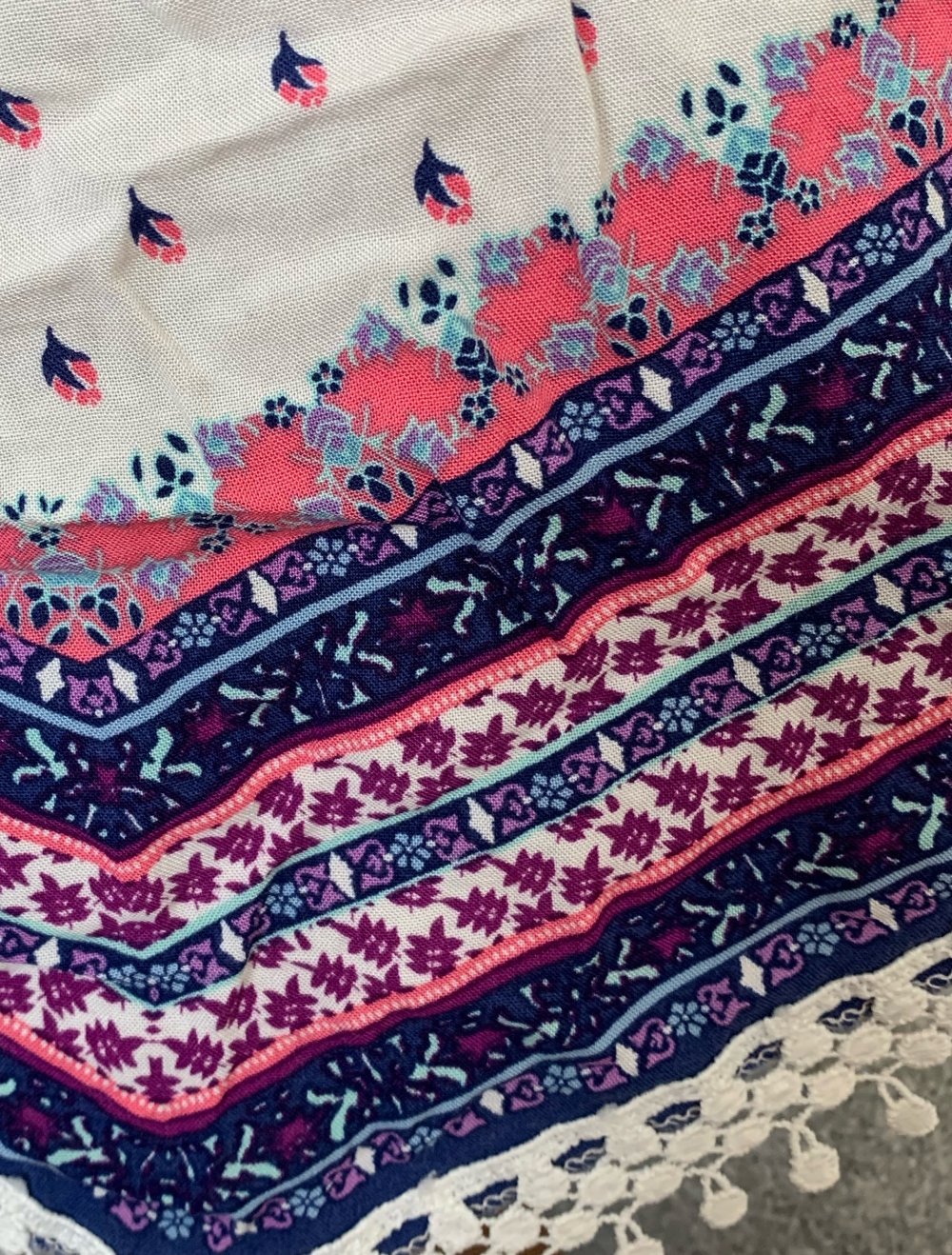 Süßes Top H&M Creme Bunt 38 M Neu