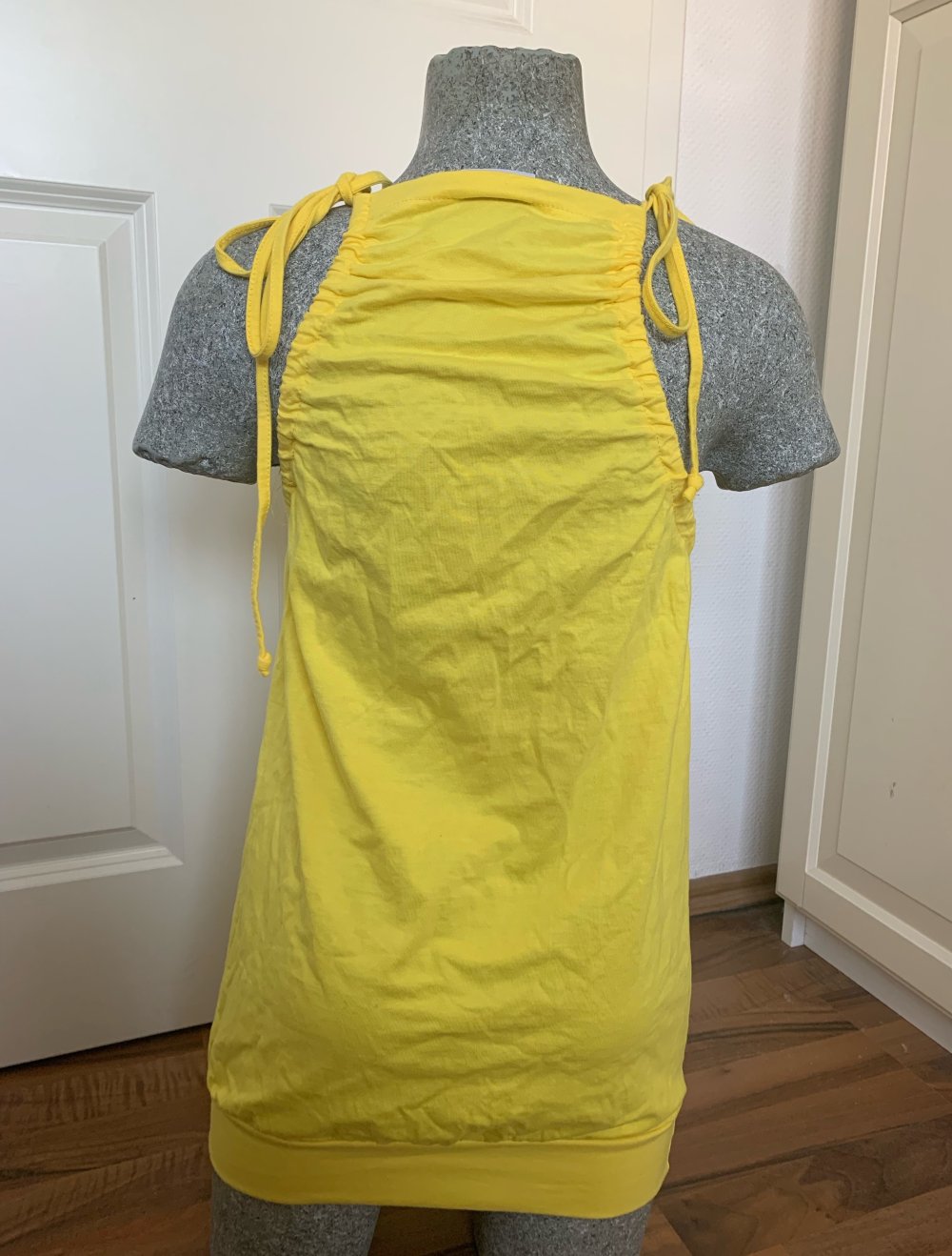 Neu Shirt Top Mini Kleid S 36 Melrose Gelb