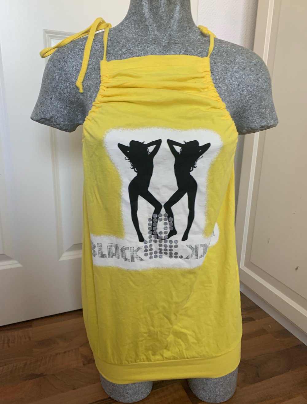 Neu Shirt Top Mini Kleid S 36 Melrose Gelb