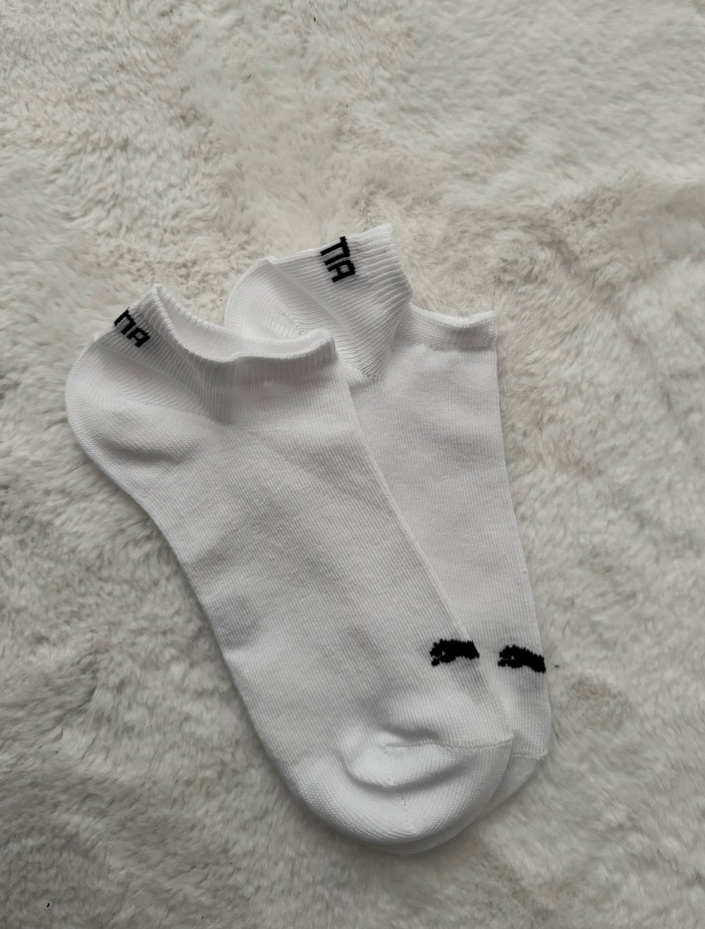 getragene und ungetragene Damensocken
