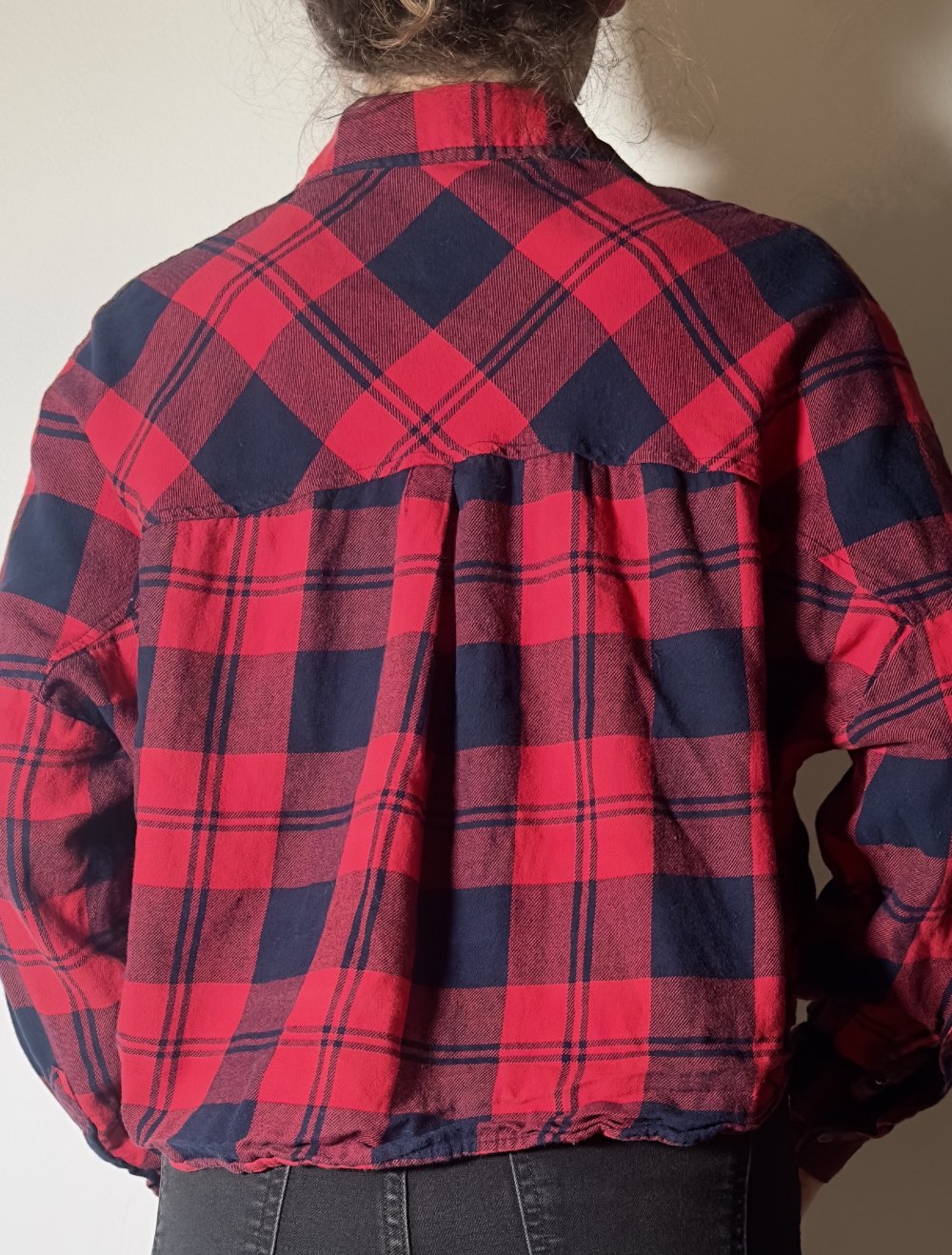 Karierte Bluse/Hemd „City Lover“ – Cropped Look