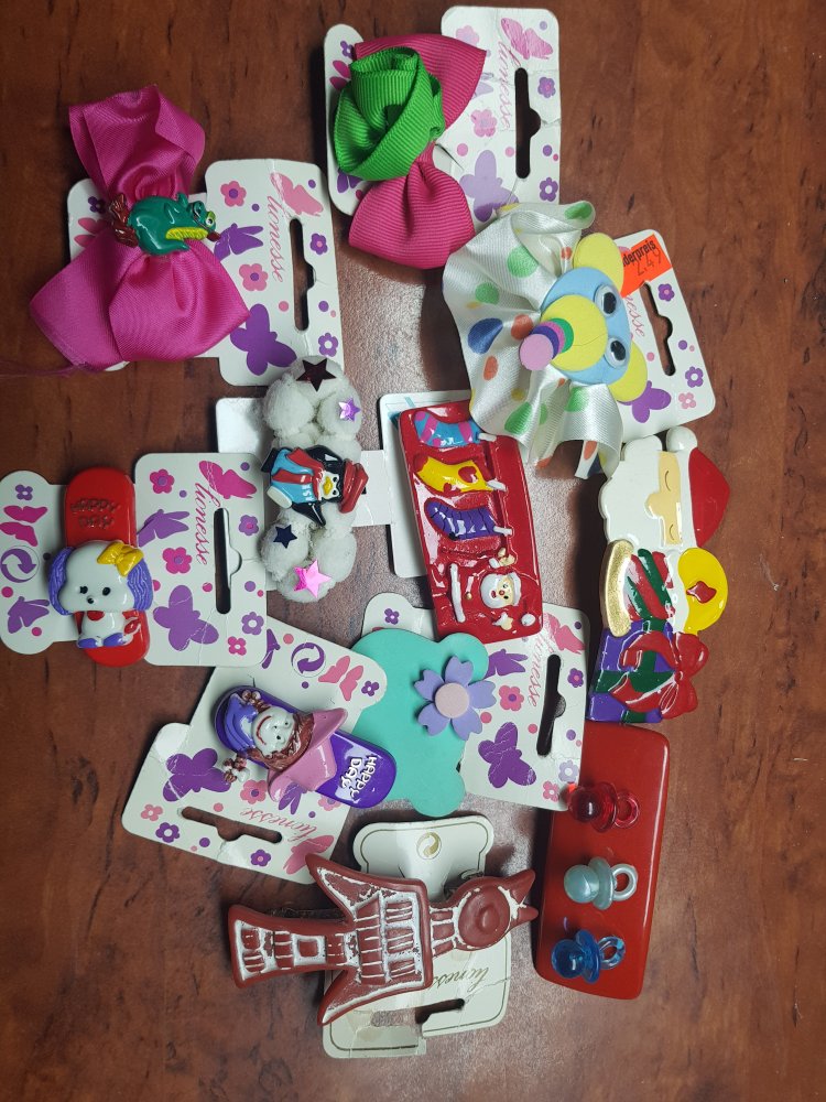 11 Mädchen Haarspangen