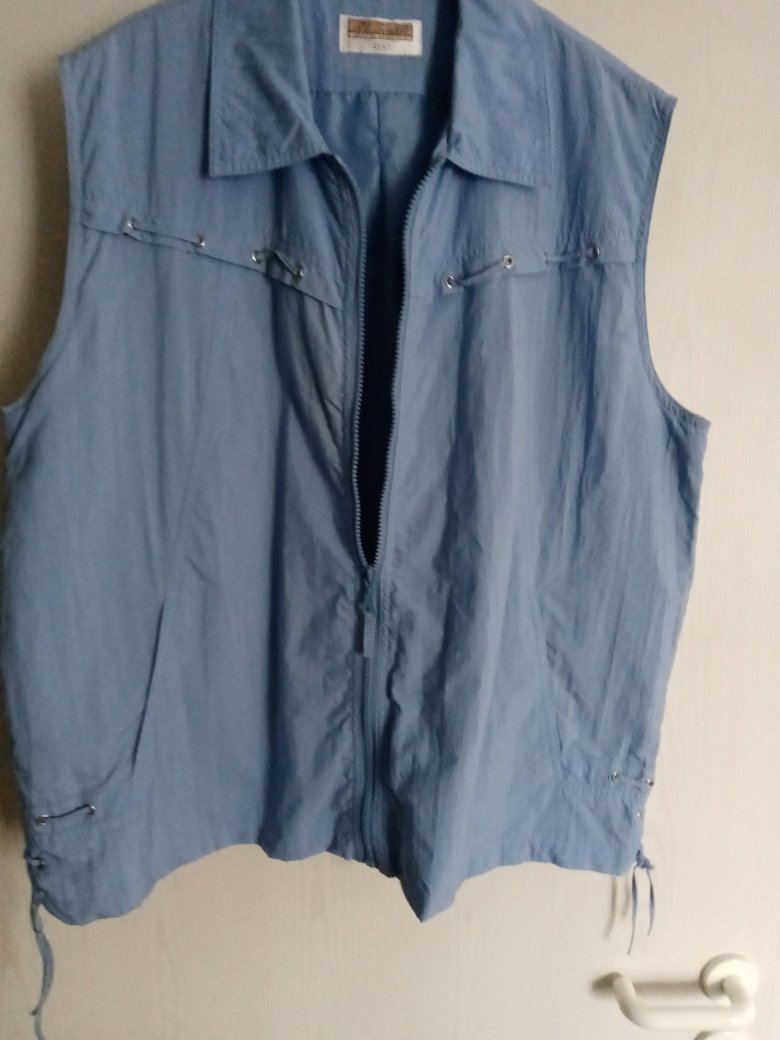 Verkaufe blaue Damenweste Gr. 50/52