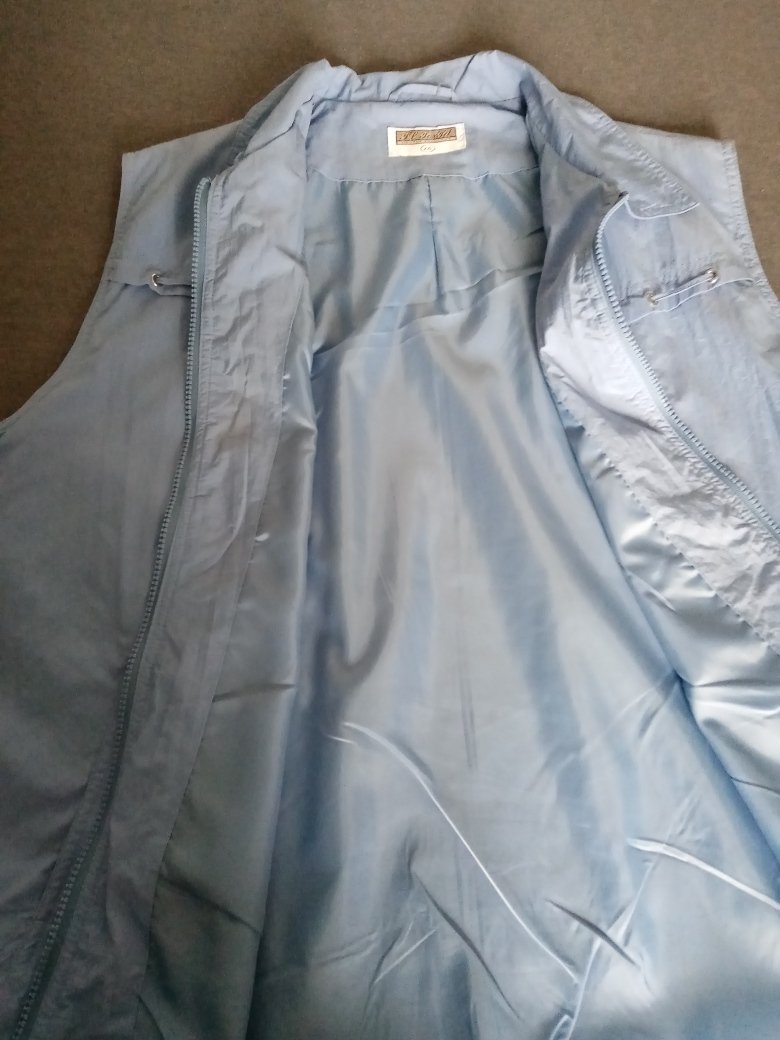 Verkaufe blaue Damenweste Gr. 50/52