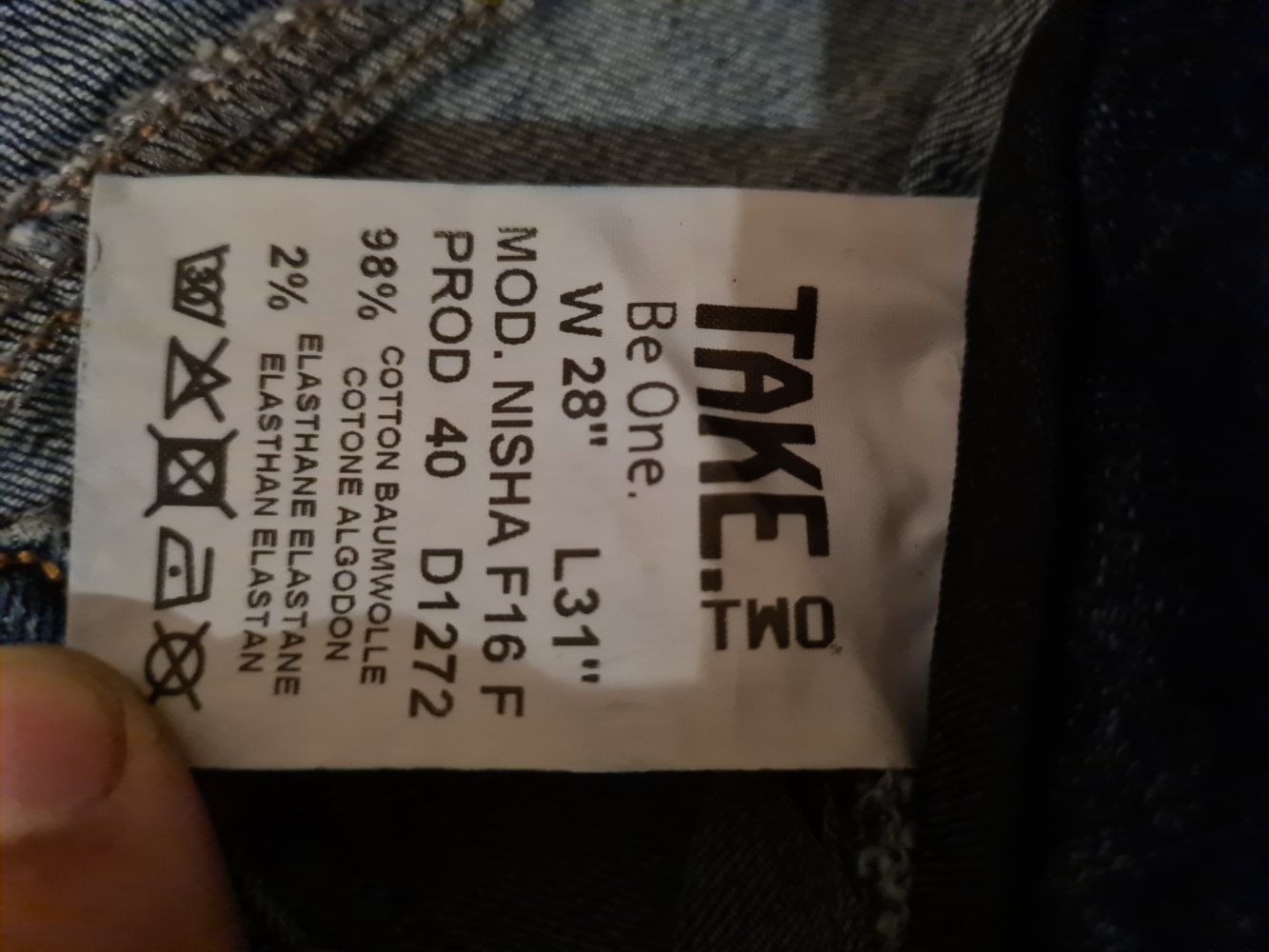 Jeanshose W28 L31Take two