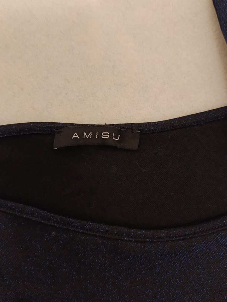 Dunkelblaues One-Shoulder-Kleid