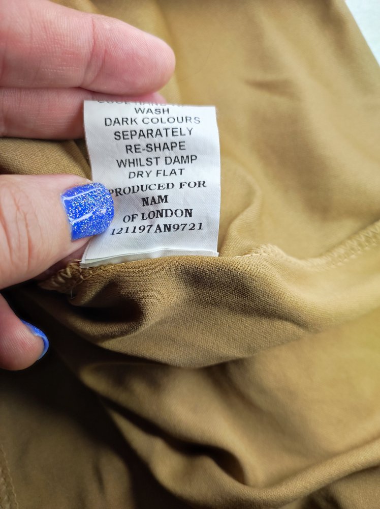 Handgehäkeltes Metallic-Minikleid / Trägerkleid – ONE SIZE