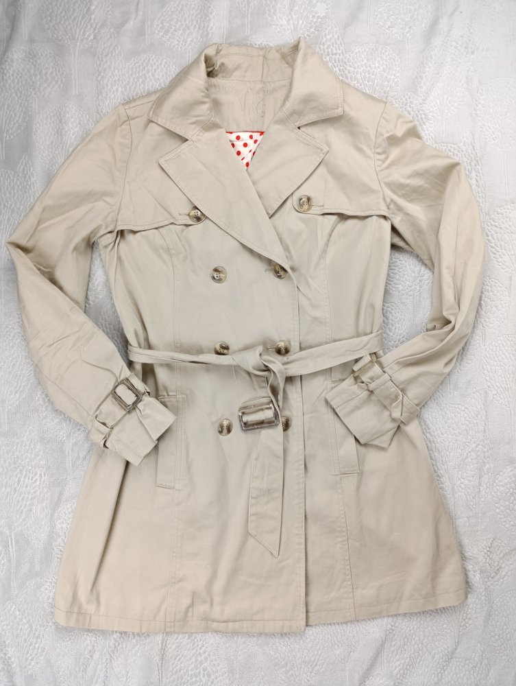 Eleganter Baumwoll-Trenchcoat