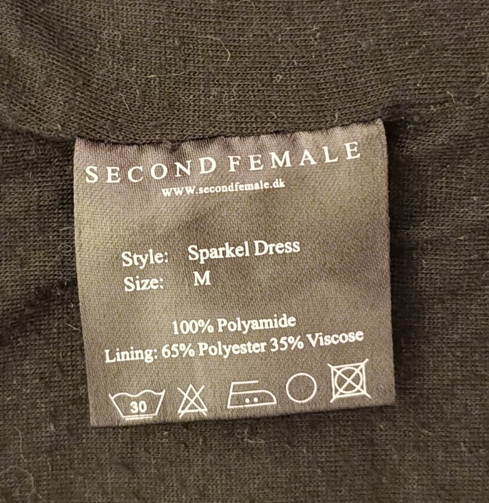 Second Female Sparkel Paillettenkleid mit offenem Rücken