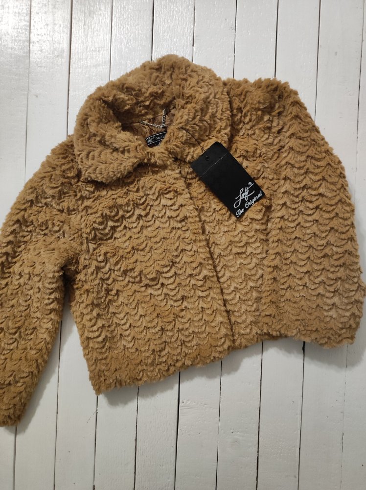 Kurze Teddy-Fleece Jacke
