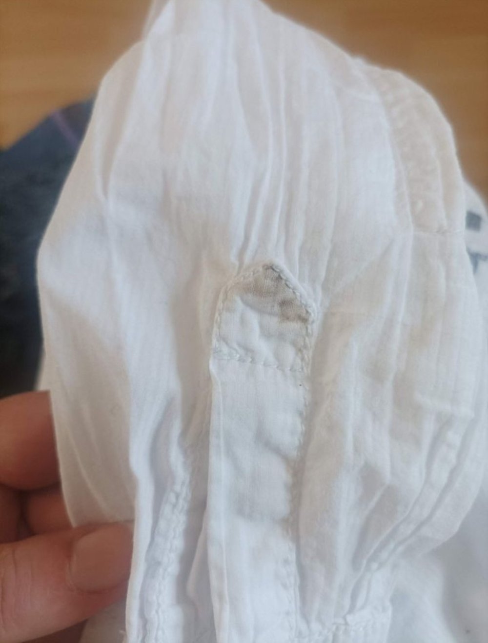 *** Esprit Bluse Gr.122/128/XS Hemd weiß rot ***