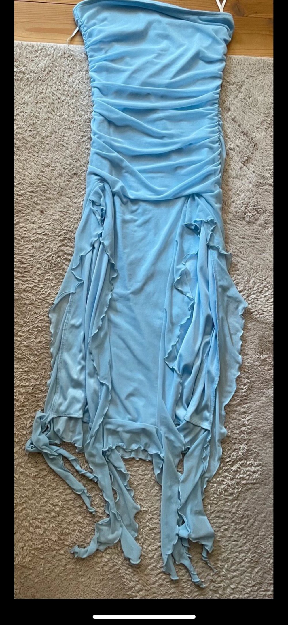 leichtes luftiges Sommerkleid hellblau (X)XS