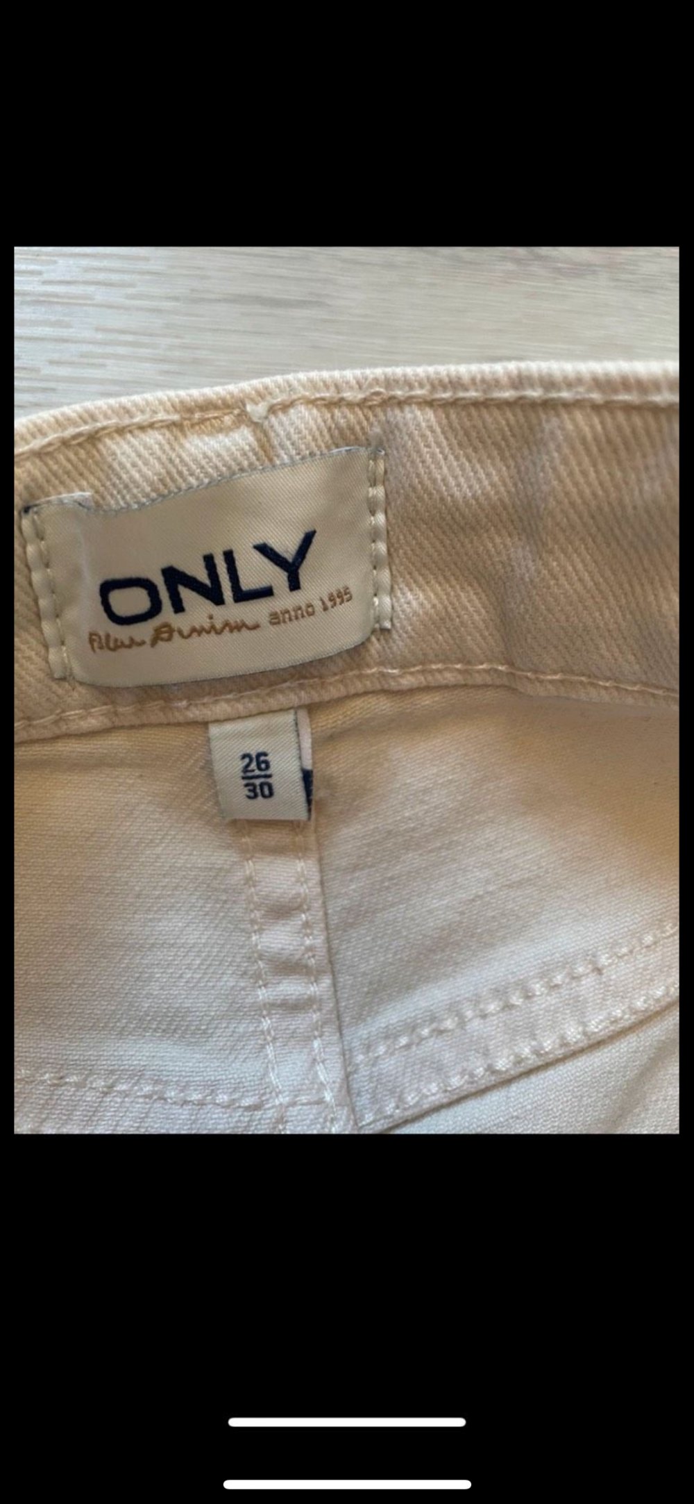 Jeanshose XS ONLY beige Mädchen/Damen