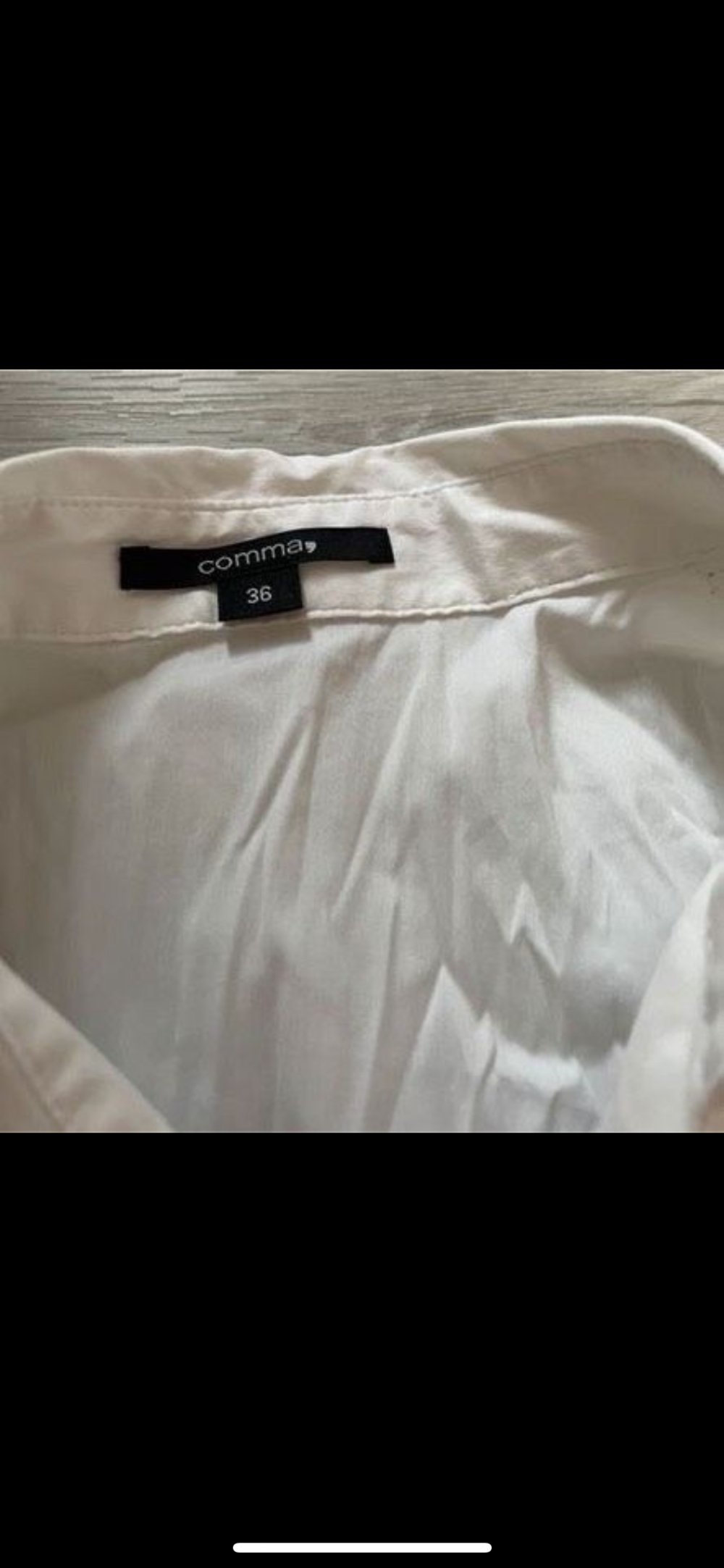 Damenbluse weiß Comma 36/S