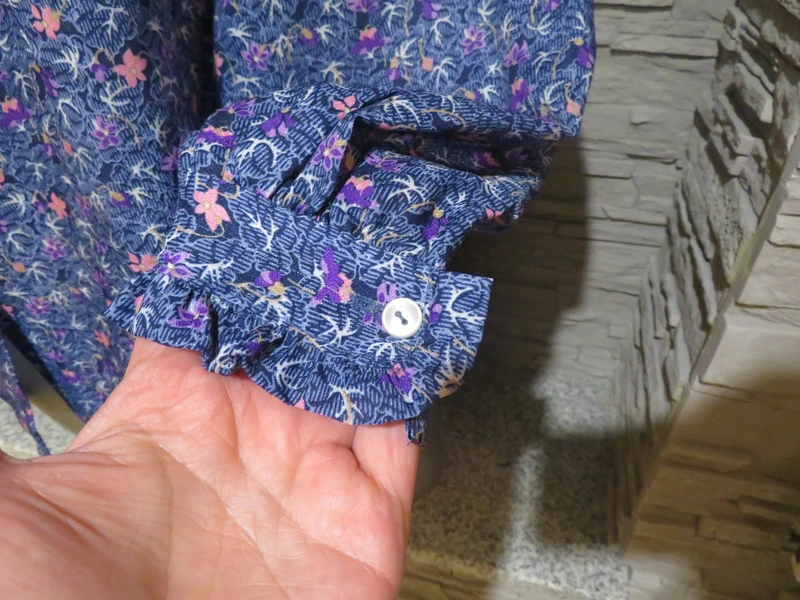 Damen Vintage Bluse Größe M/L Handmade (Nr1986)