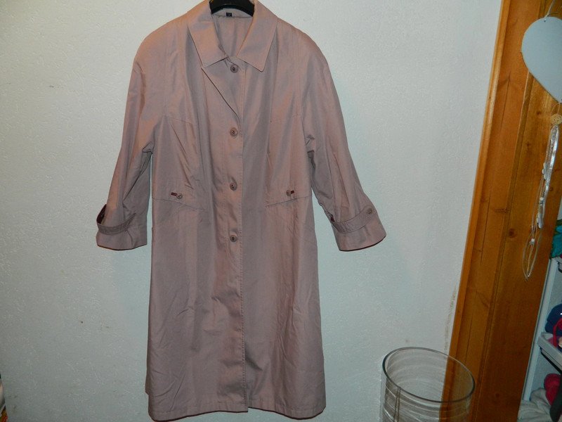 Damen Vintage Übergangs Mantel Größe 48 (423)
