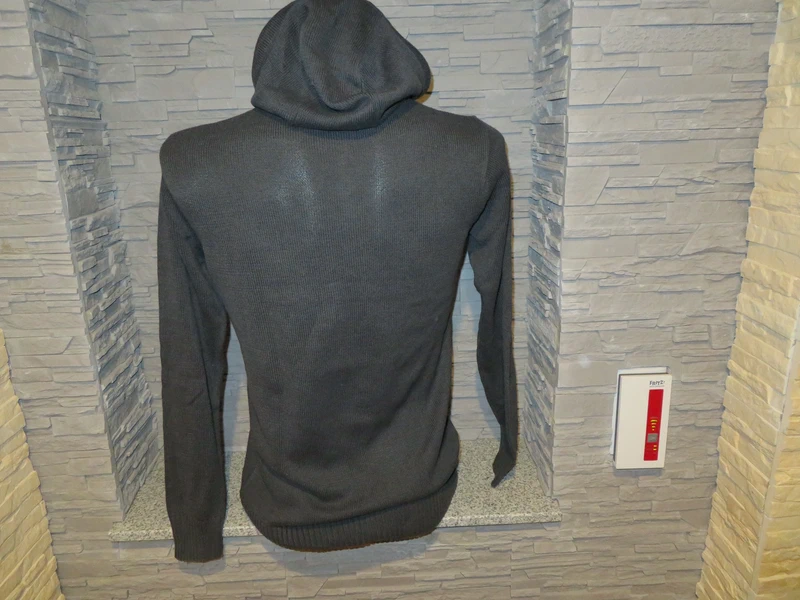 Herren Kapuzen Strick Pullover Größe M von Livergy (Nr2016)