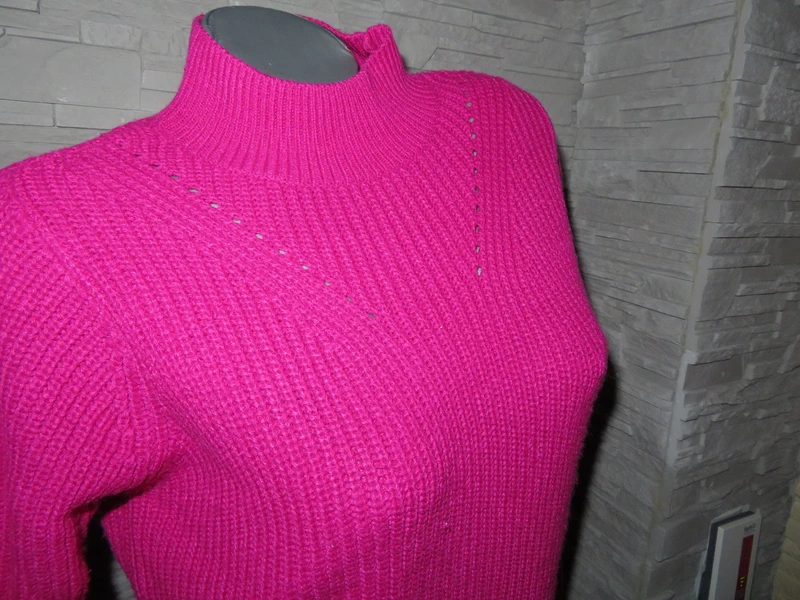 Damen Strickpullover mit Stehkragen Größe M von Bornmarché (Nr1964)