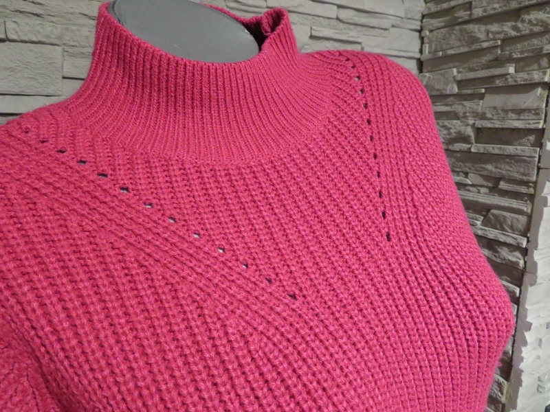 Damen Strickpullover mit Stehkragen Größe M von Bornmarché (Nr1964)