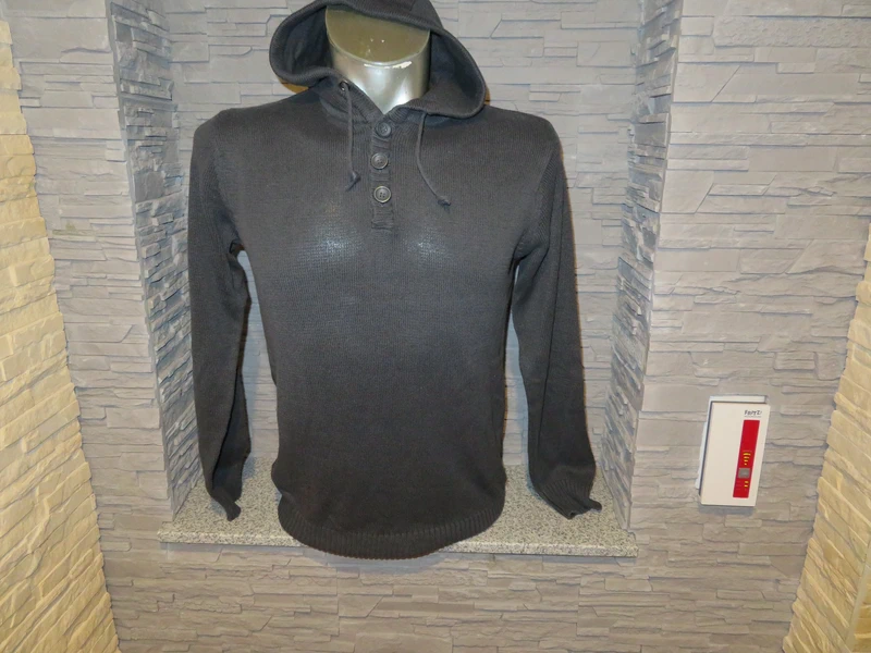 Herren Kapuzen Strick Pullover Größe M von Livergy (Nr2016)