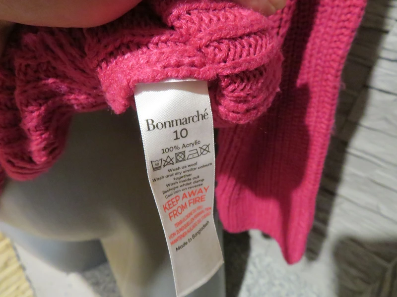 Damen Strickpullover mit Stehkragen Größe M von Bornmarché (Nr1964)