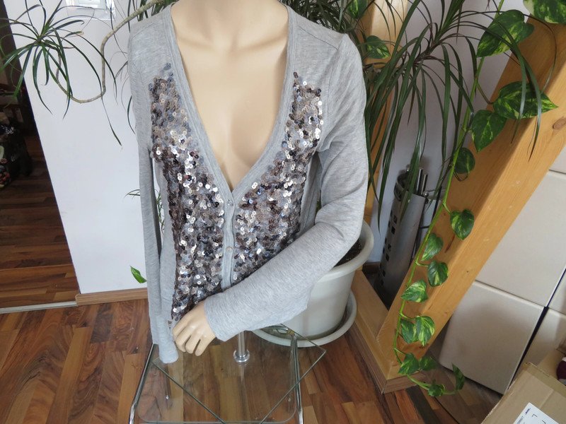 Leichte Damen Shirt Jacke Größe M von Oui Black Label (869)