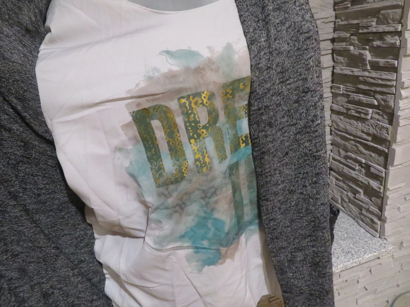 Damen Shirt in Doppel Optik Größe 50/52 von Laura Torelli (Nr1999)