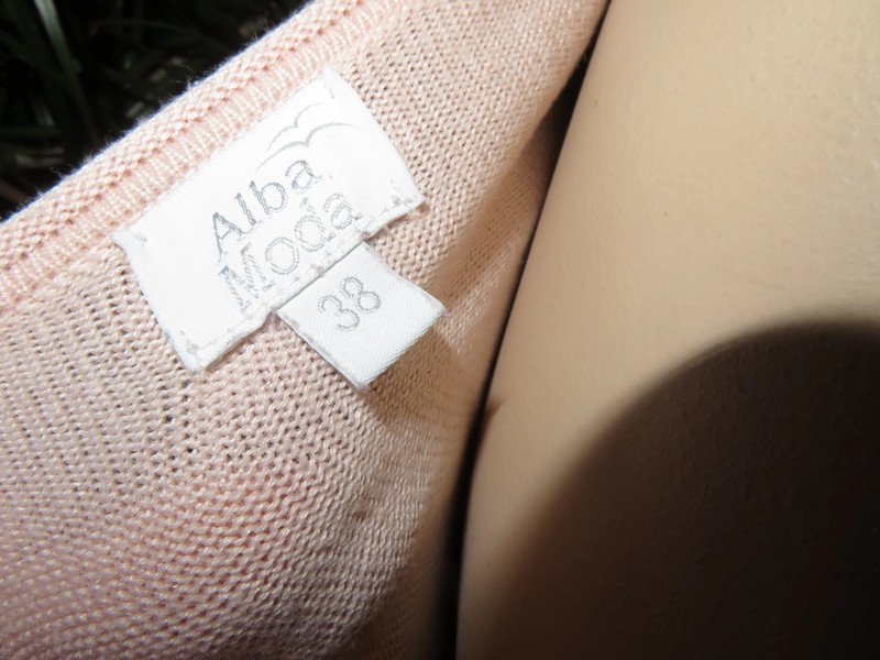 Damen Pullover in Wickeloptik Größe 38 von Alba Moda (987)