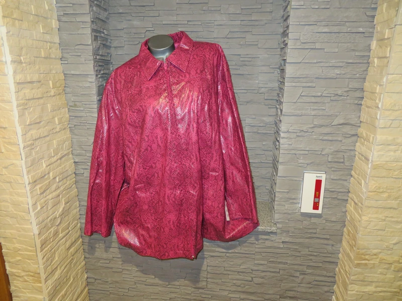 Damen Kunstleder Jacke Größe 56 (Nr1978)