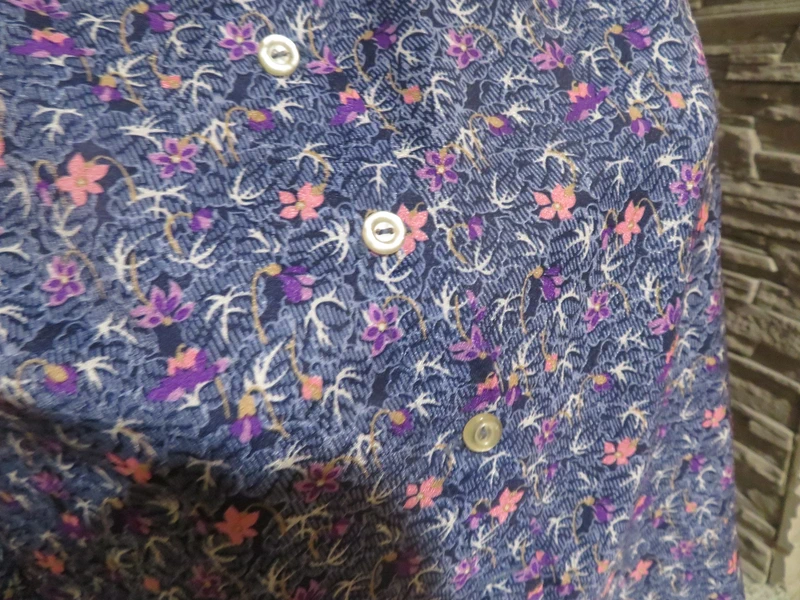 Damen Vintage Bluse Größe M/L Handmade (Nr1986)